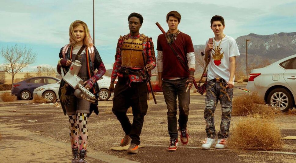 Alyvia Alyn Lind, Colin Ford und Gregory Kasyan in Daybreak