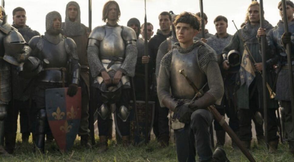 Timothée Chalamet in The King