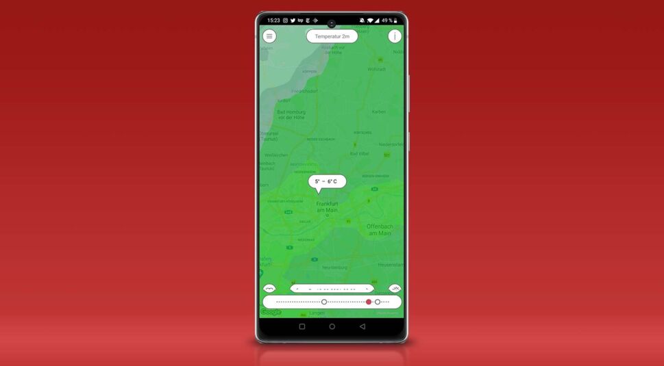 Die Wetter-App "Pflotsh"