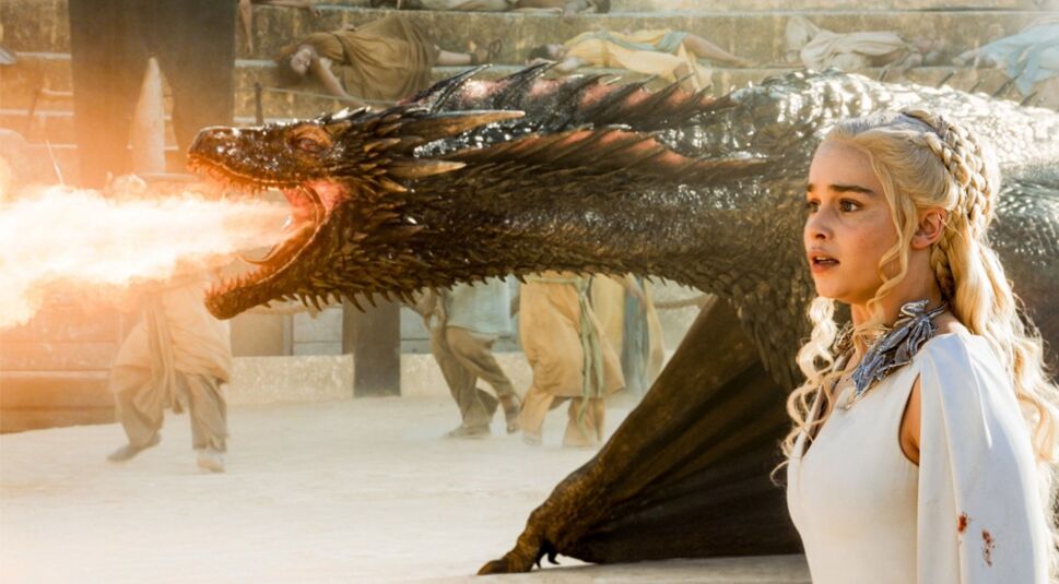 Emilia Clarke in Game of Thrones