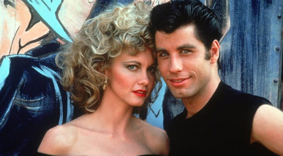Olivia Newton-John und John Travolta in Grease