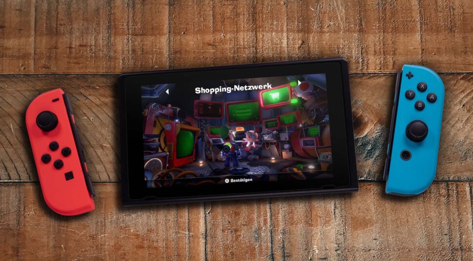 Das Shopping-Netzwerk in Luigi's Mansion 3 an der Nintendo Switch besuchen.