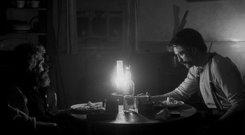 Robert Pattinson und Willem Dafoe in Der Leuchtturm