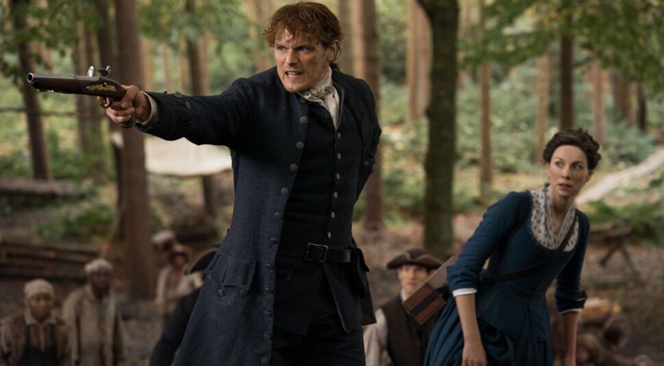 Caitriona Balfe und Sam Heughan in Outlander