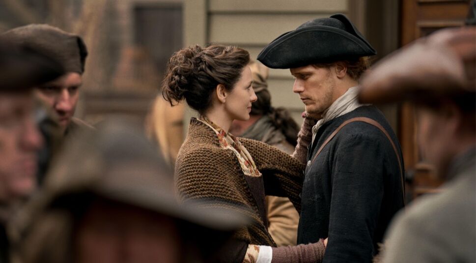Caitriona Balfe und Sam Heughan in Outlander