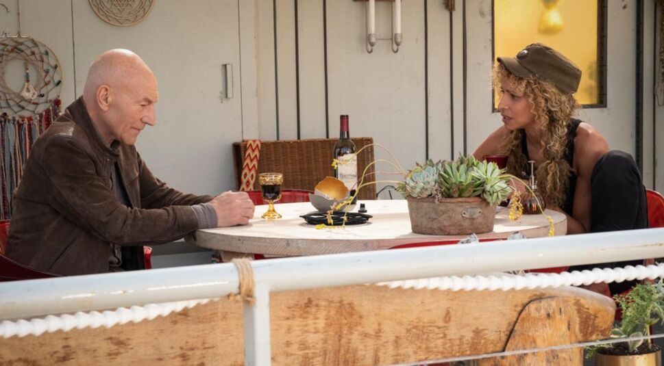 Patrick Stewart und Michelle Hurd in Star Trek: Picard