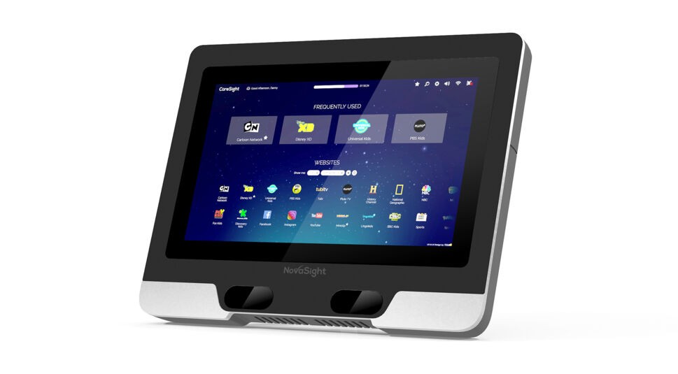 Cure-Sight-Screen von Nova Sight, der Kinder von Schwachsichtigkeit heilen soll. Foto: Nova Sight