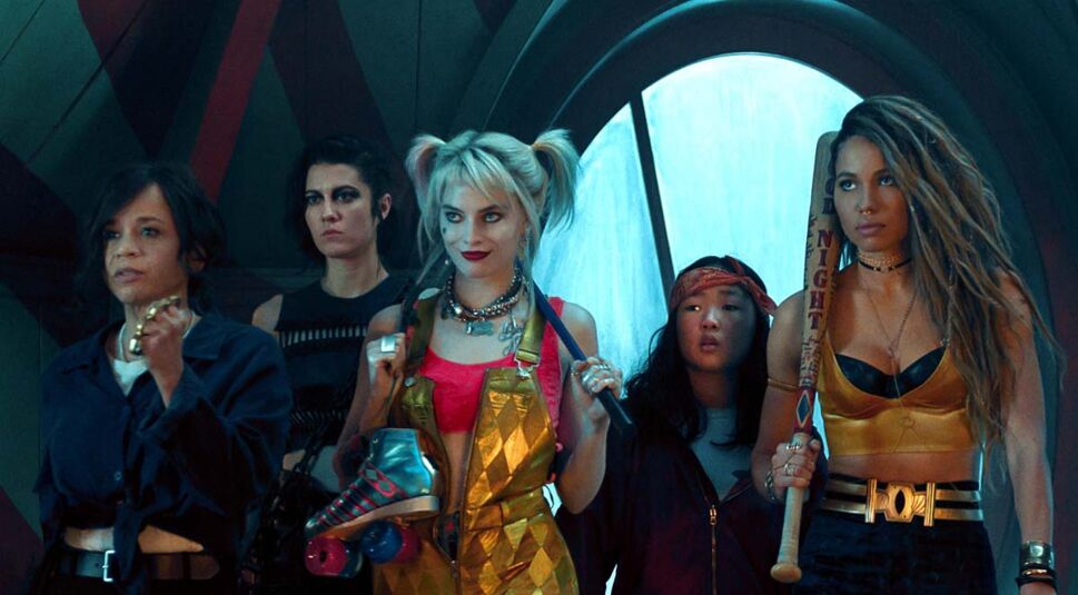 Margot Robbie, Mary Elizabeth Winstead, Rosie Perez, Jurnee Smollett-Bell und Ella Jay Basco in Birds of Prey
