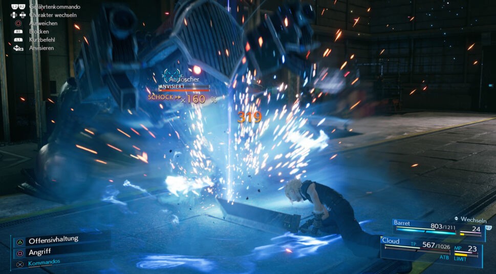 FF7 Remake Spezial Attacke