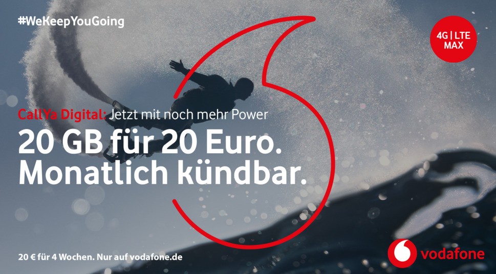 CallYa Digital Banner 20GB 20 Euro