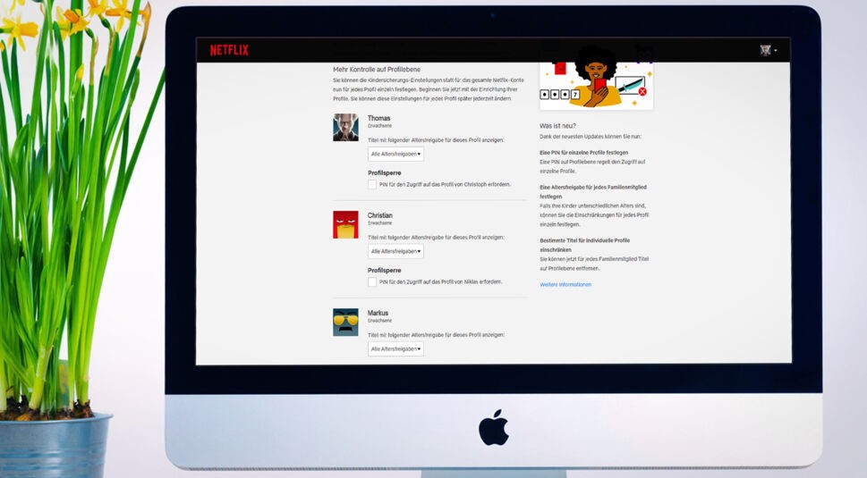 Netflix Einstellungen