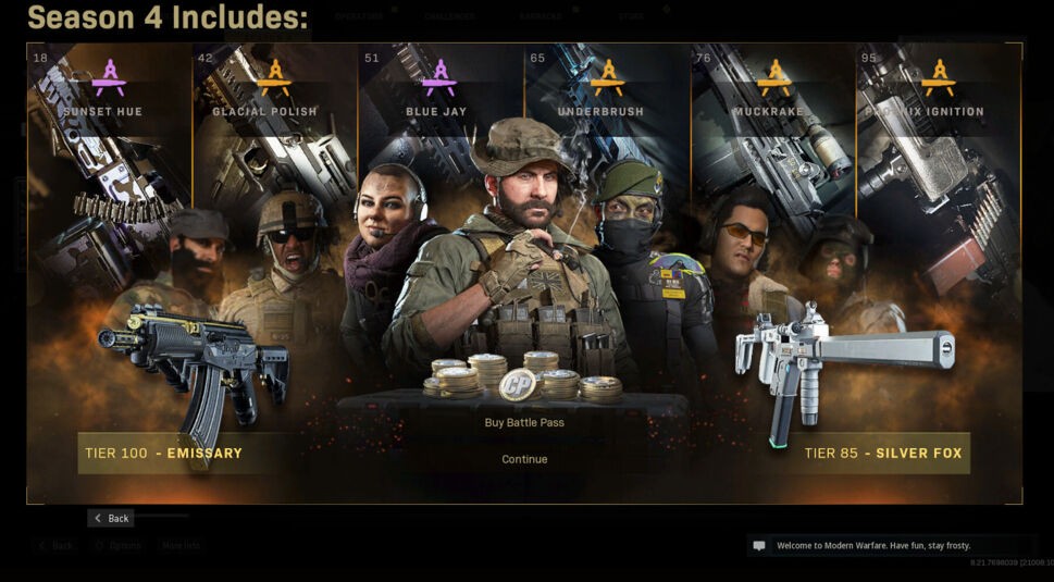 COD Season 4 Battle Pass