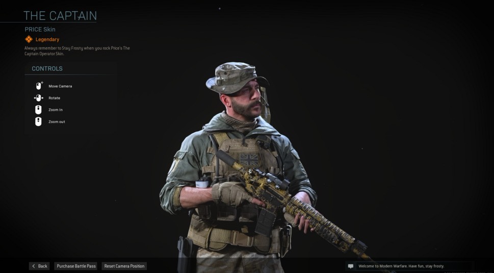 Captain Price in CoD Modern Warfare