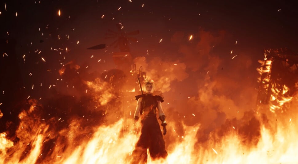 FF7 Remake Cloud Feuer