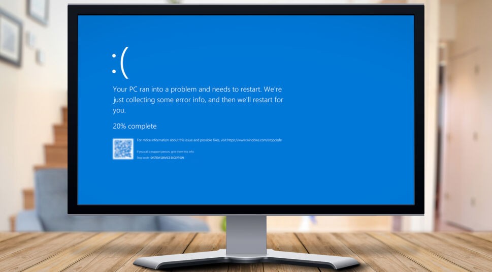  Wenn nach einem Update nur noch ein Blue Screen of Death (BSOD) wartet, dann ist wohl Zeit für eine Deinstallation.