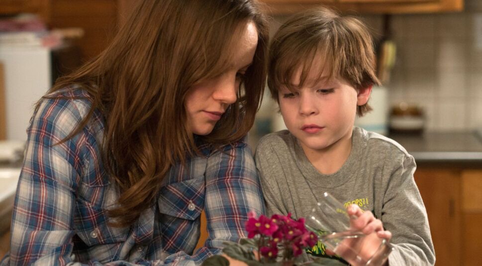 Brie Larson und Jacob Tremblay in "Room"