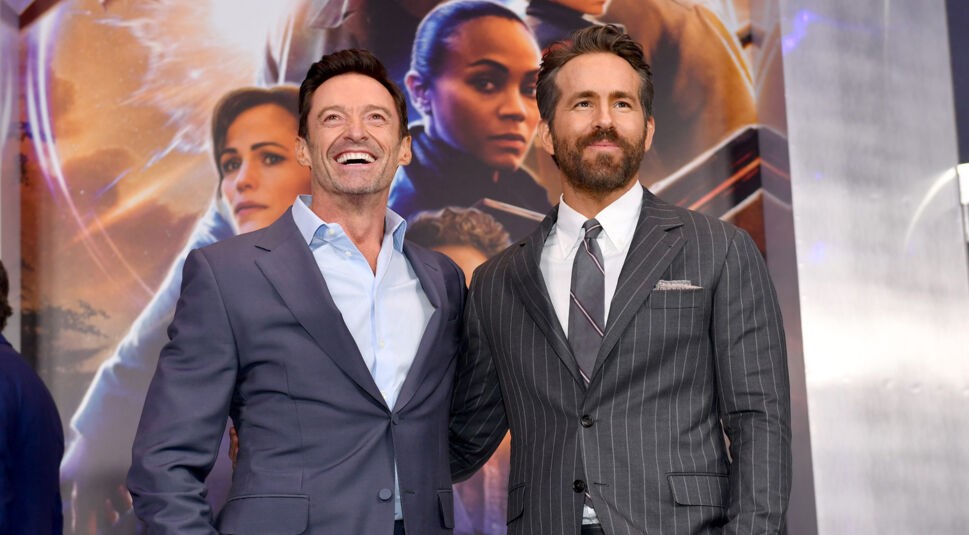 Jackman und Reynolds gemeinsam bei einer Premiere