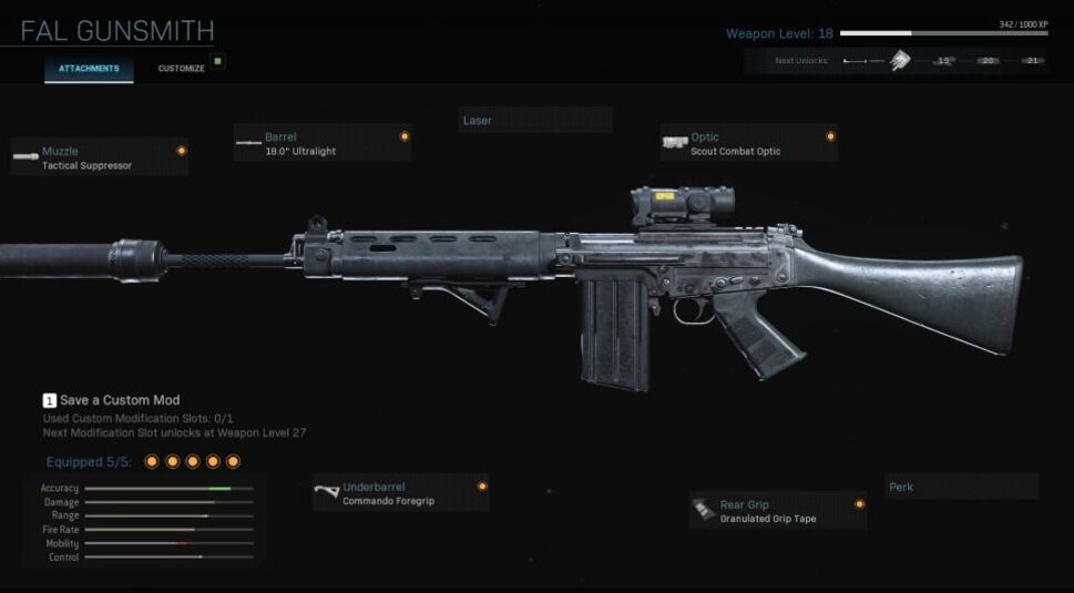 Die FAL verbindet Durchschlagskraft, Präzision mit akzeptabler Frequenz