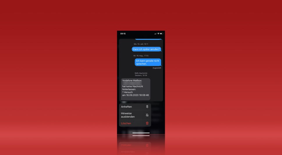 Wichtige Chats in der Nachrichten-App anpinnen