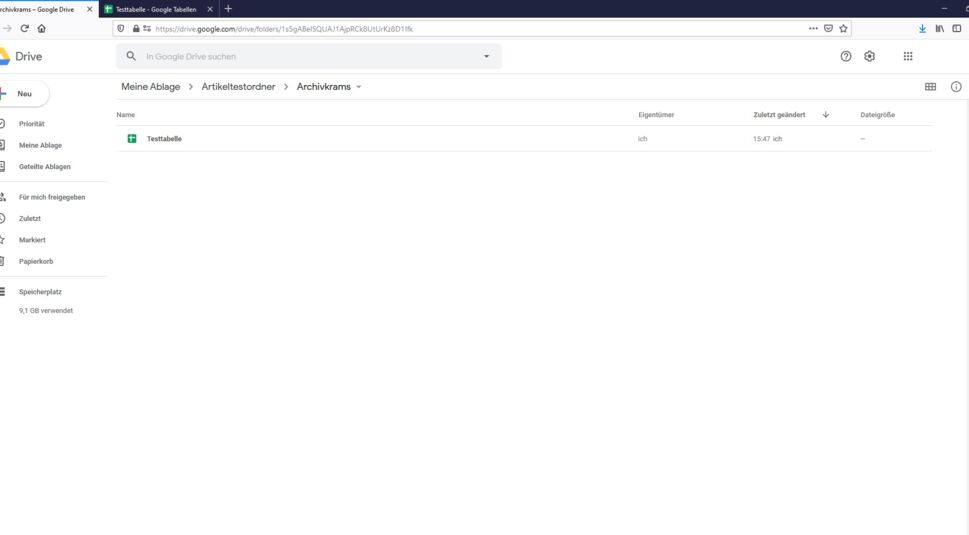 Tipp Google Drive Speicherplatz