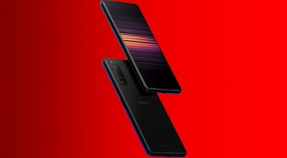 Das Sony Xperia 5 II 5G frontal und von hinten