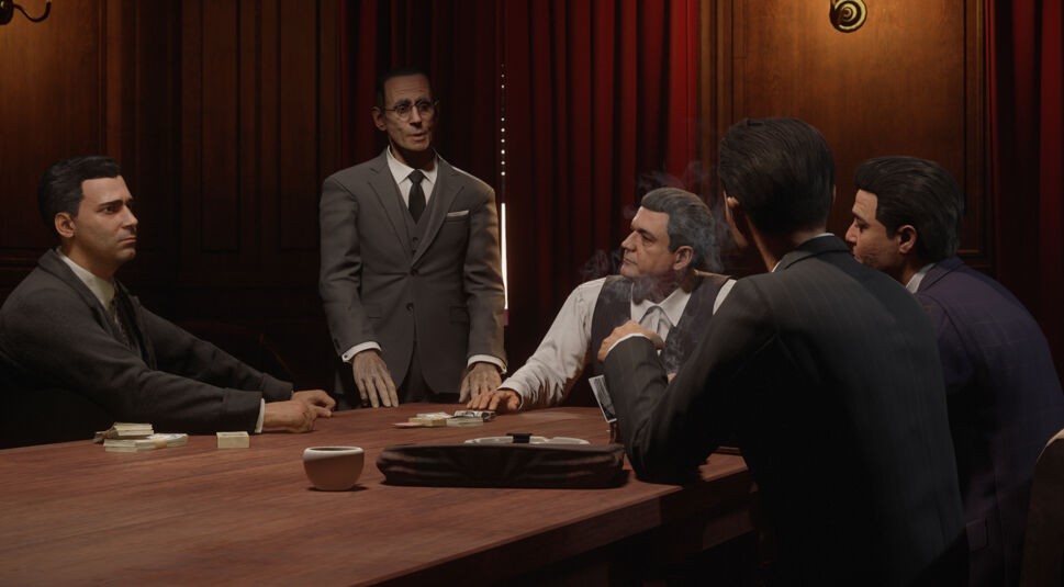 Der Mafia-Clan rund um Don Salieris im Spiel "Mafia: Definitive Edition"