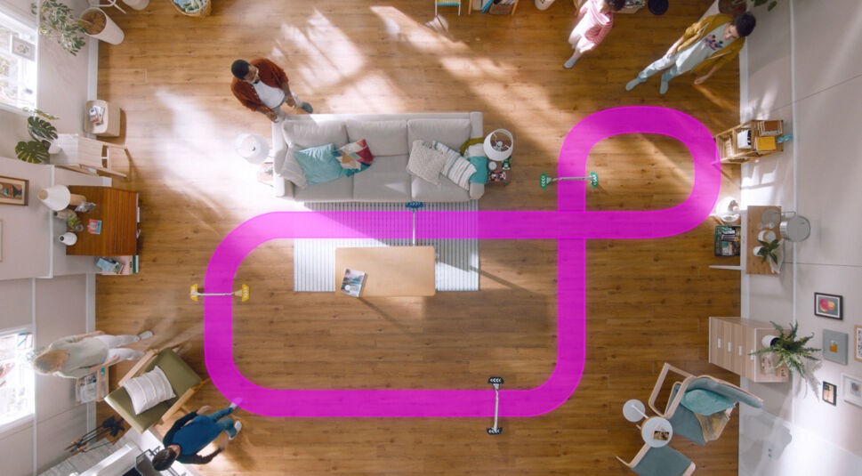 Eine selbstgemachte Rennstrecke in Mario Kart Home Circuit