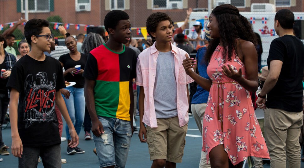 Jaden Michael, Gregory Diaz IV und Gerald W. Jones III in Vampires vs. the Bronx