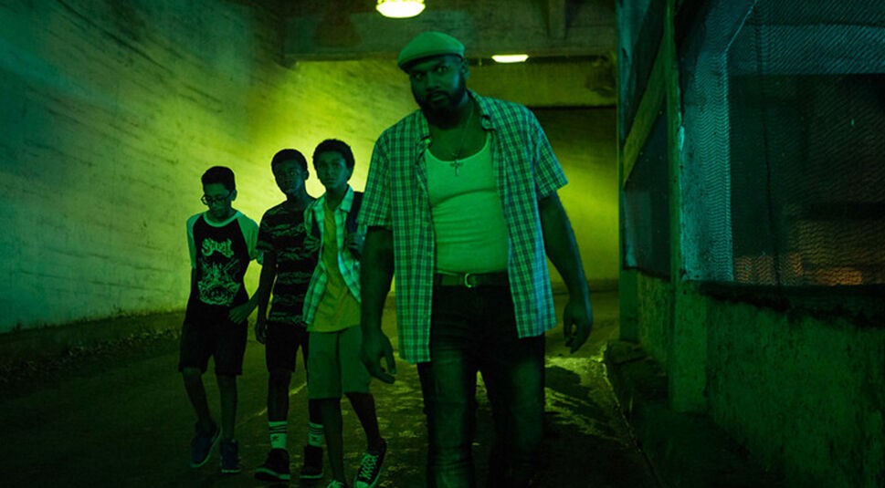 Jaden Michael, Gregory Diaz IV, Method Man, Gerald W. Jones III in Vampires vs. the Bronx