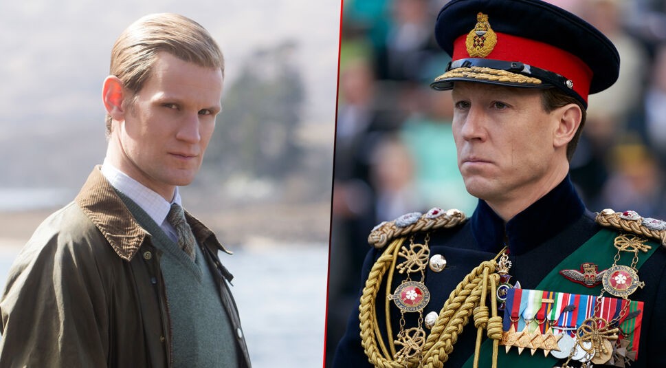 Matt Smith und Tobias Menzies in "The Crown".