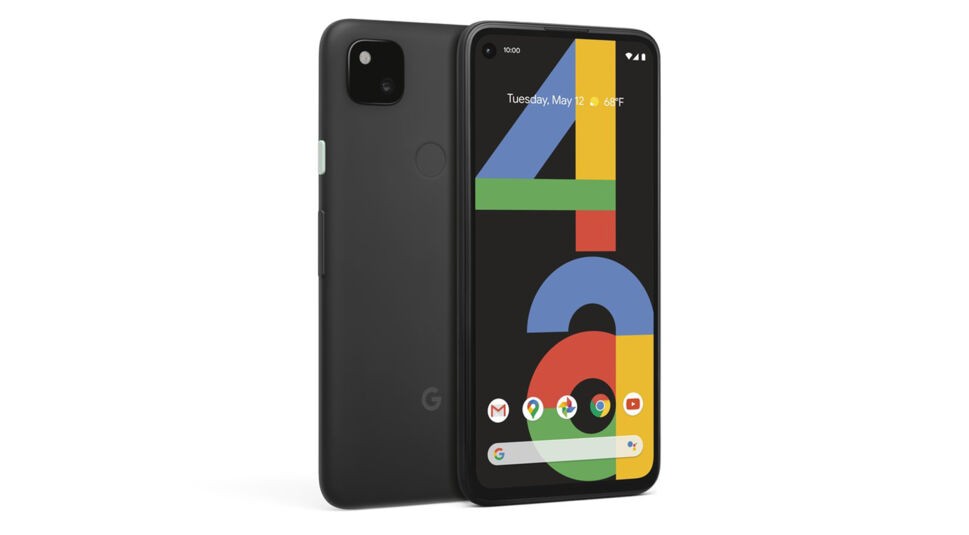 Google Pixel 4a Smartphone von vorne und hinten