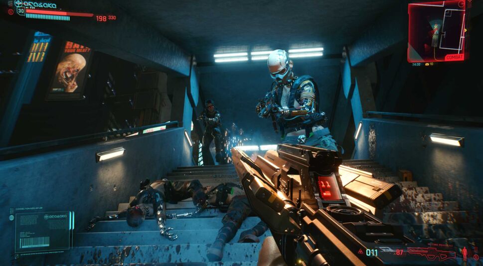 Schussgefecht in Cyberpunk 2077