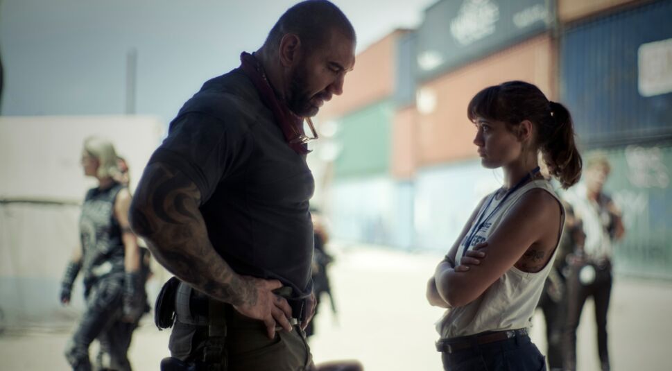 Dave Bautista am Set von Army of the Dead