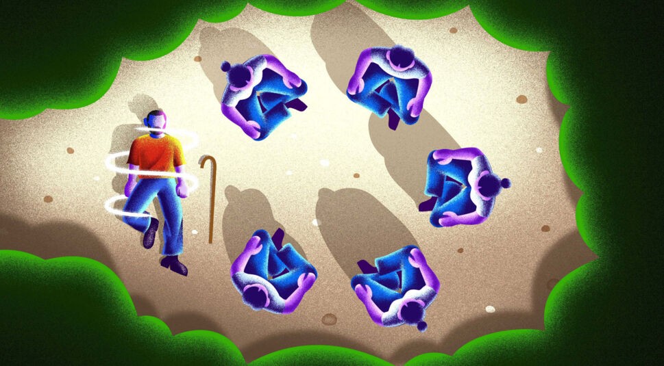 Eine Szene aus der Animationsserie "Headspace: Eine Meditationsanleitung"