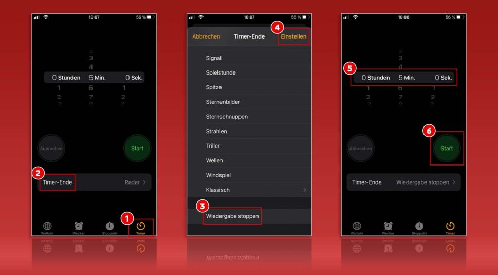 Spotify Sleep Timer unter iOS einrichten