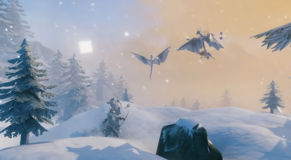 Das Gebirge in Valheim