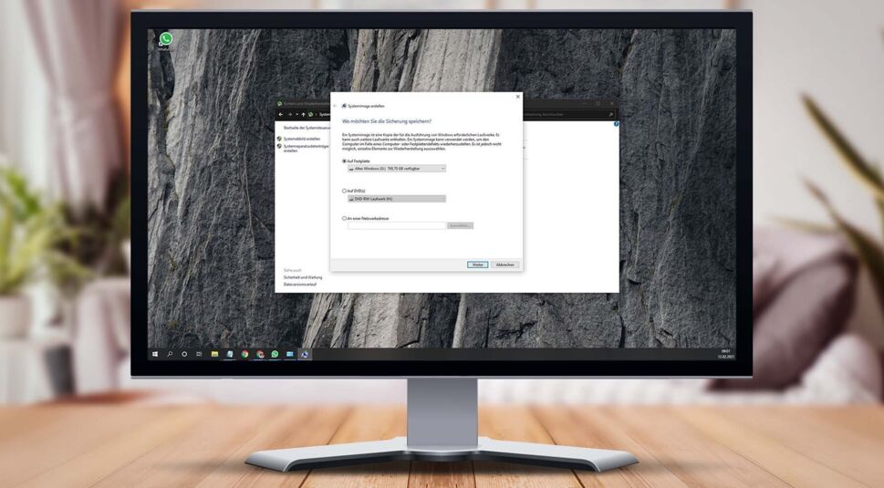 Windows 10 auf dem PC.