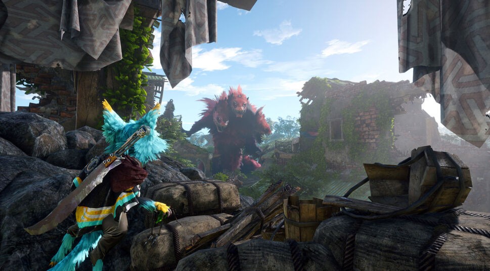 Ein Screenshot aus dem Spiel "Biomutant".