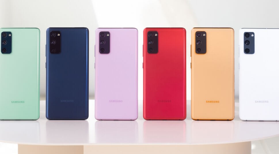 Samsung Galaxy S20 FE in sechs Farben