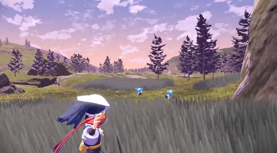 Spieler fängt ein Pokémon