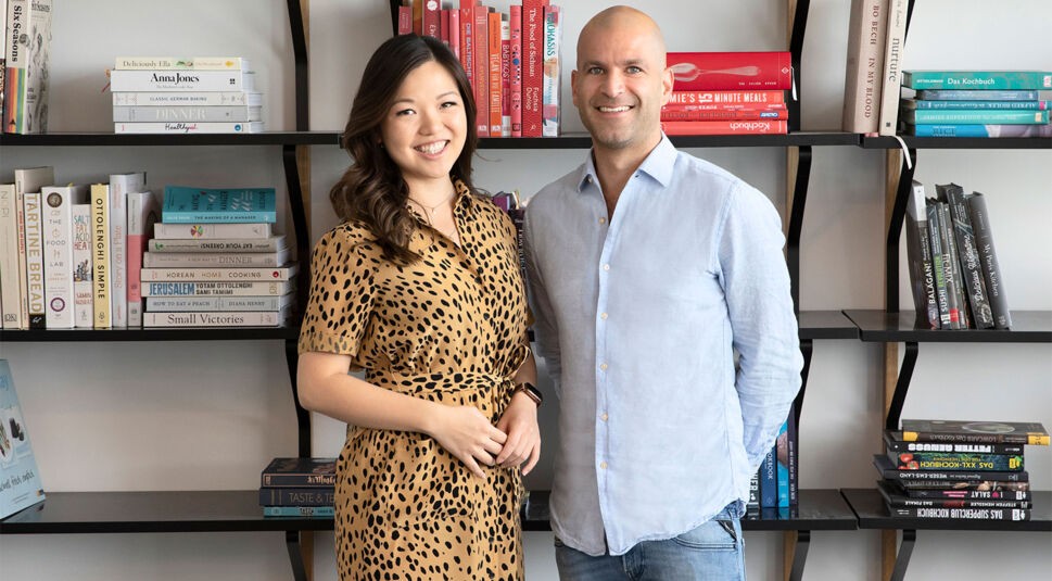 Das Führungsteam von Kitchen Stories: Mengting Gao (CEO & Gründerin) und Alexander Bauer (COO)