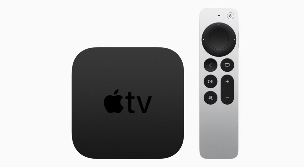 Apple TV 4K mit Siri Remote.