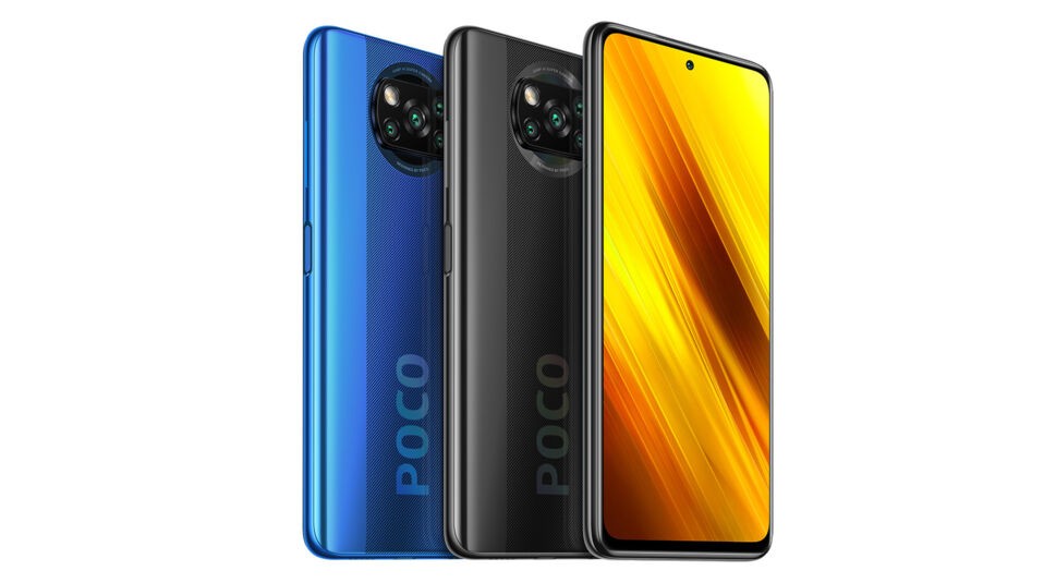 Das Xiaomi Poco X3 NFC in drei Farben