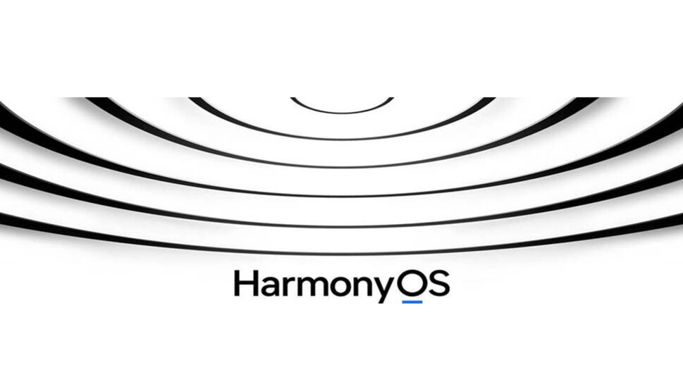 Harmons OS Logo: konnzentrische Halbkreise in Schwarz