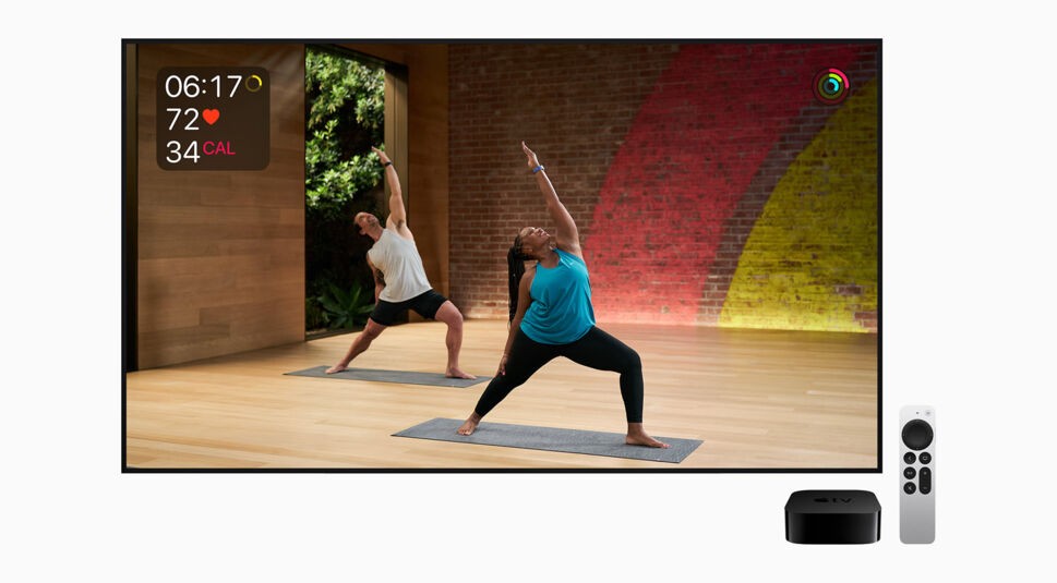 Ftiness-Screen des neuen Apple TV 4K (2021)