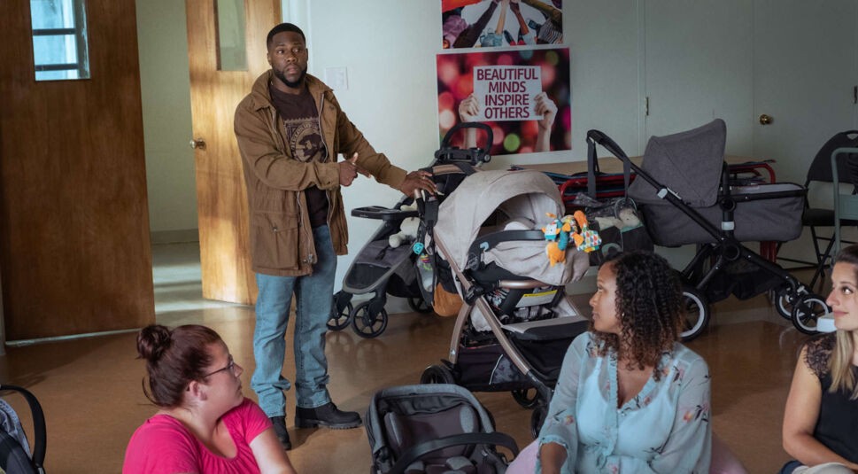Kevin Hart in Fatherhood.