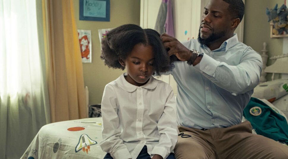 Melody Hurd und Kevin Hart in Fatherhood.