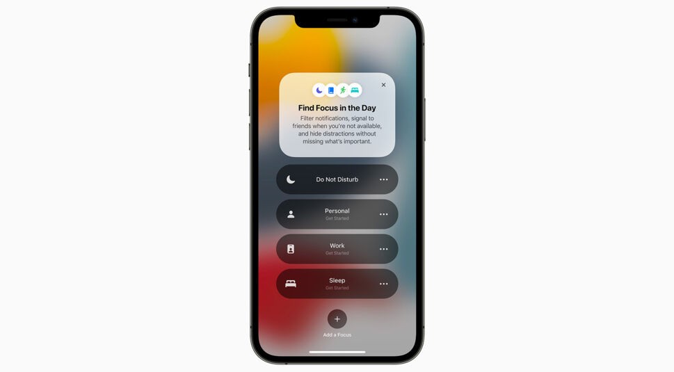 Das Fokus-Feature auf dem iPhone unter iOS 15