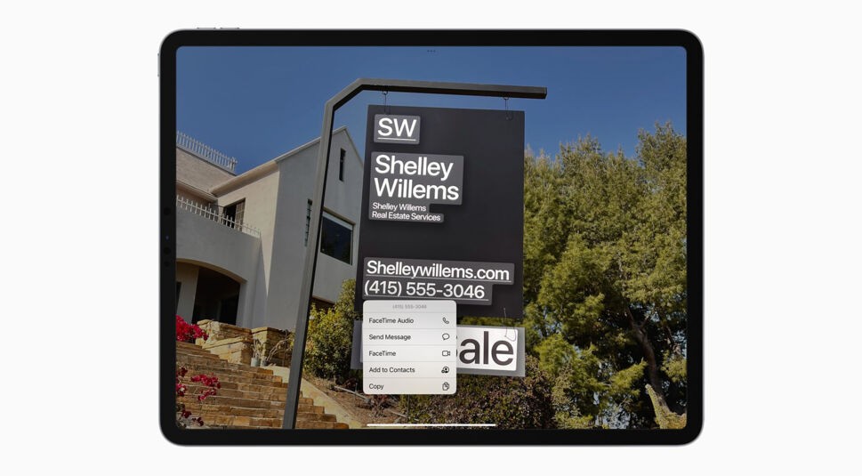 Das Livetext-Feature von iPadOS 15