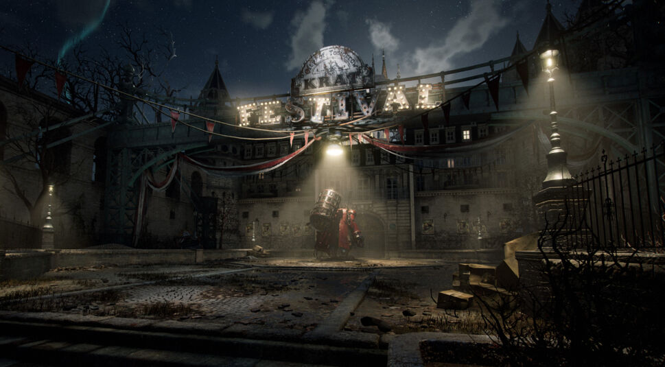 Eine trostlose Stadt im Spiel Lies of P